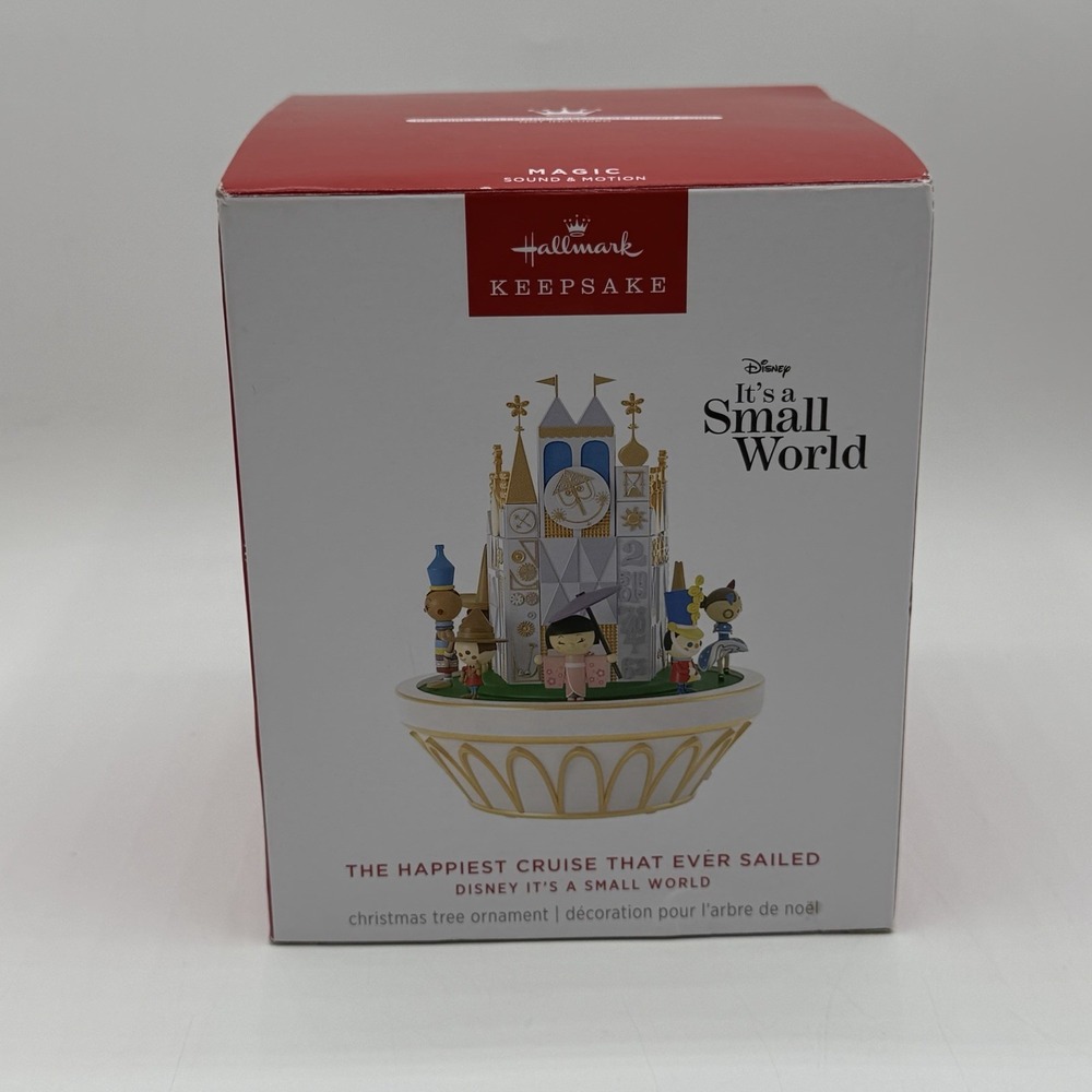 Hallmark Disney It's a Small World Happiest Cruise Ornament 2024 QXD6924 Magic